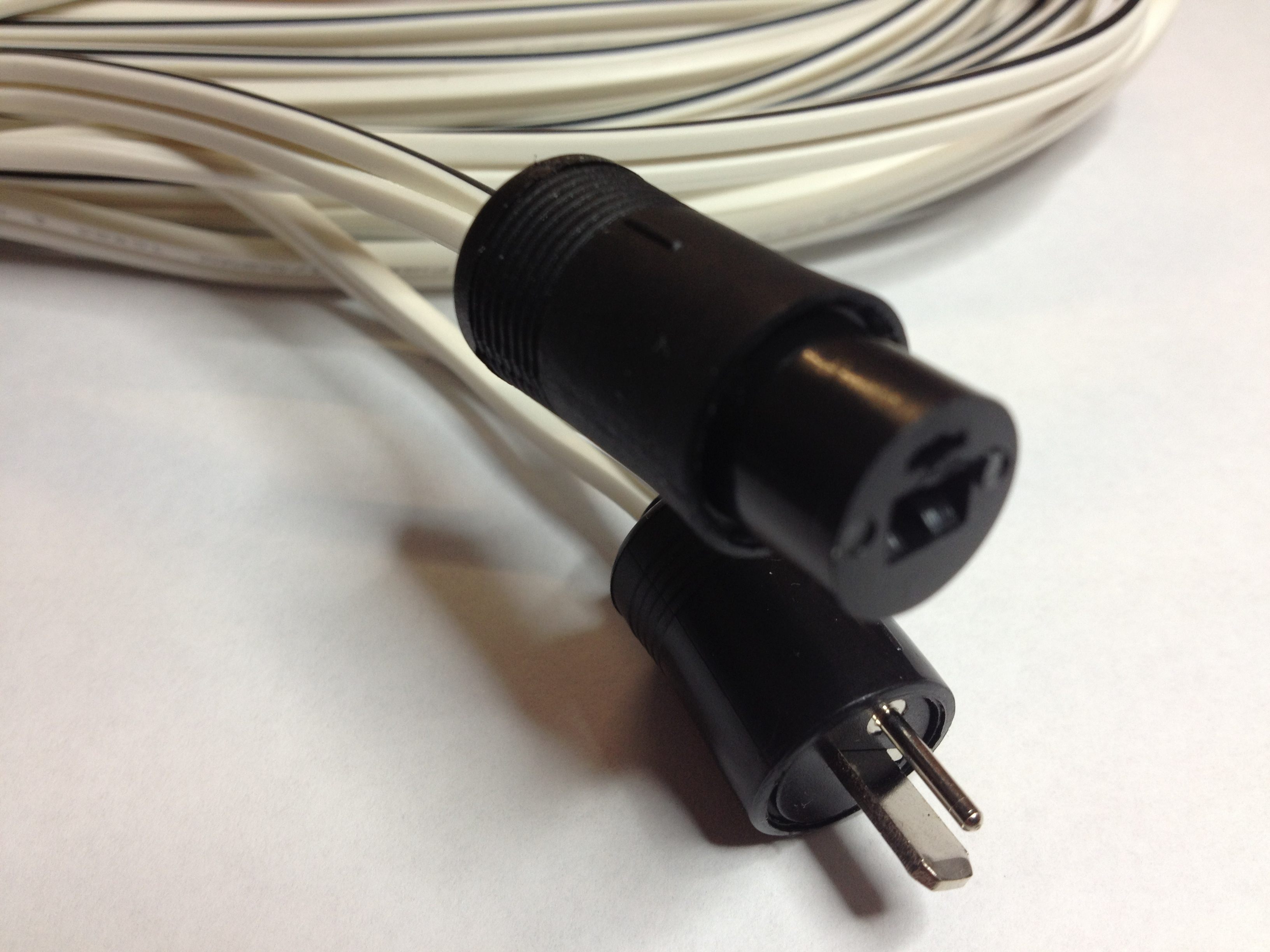 FOR B&O BANG AND OLUFSEN BEOVOX SPEAKER LEAD CABLE 1M WITH 2 PIN DIN M->BARE END 